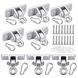 BETOOLL Swing Hangers Heavy Duty Wooden Swing Set Accessories with Screws and Locking Snap Hooks...