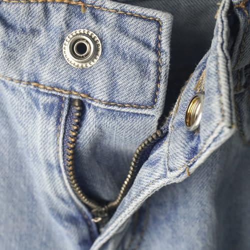 Pantalones cortos de mezclilla elásticos que no aprietan la cintura del niño 6