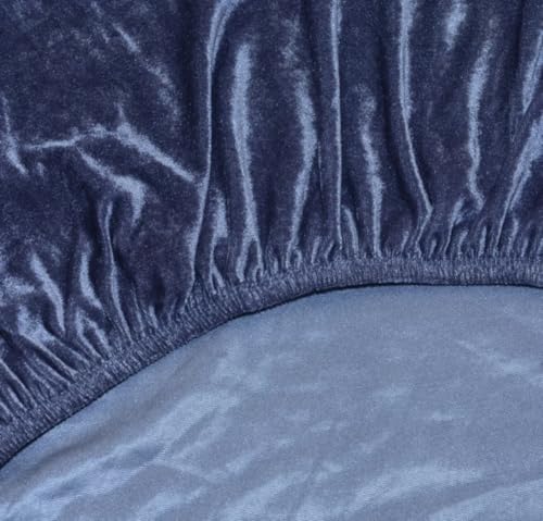 Image of Gurnoor Universal Triple Seater Sofa Cover Big Elasticity Cover for Couch 140 GSM Sofa Slipcover (Velvet-Grey, 185-230cm)