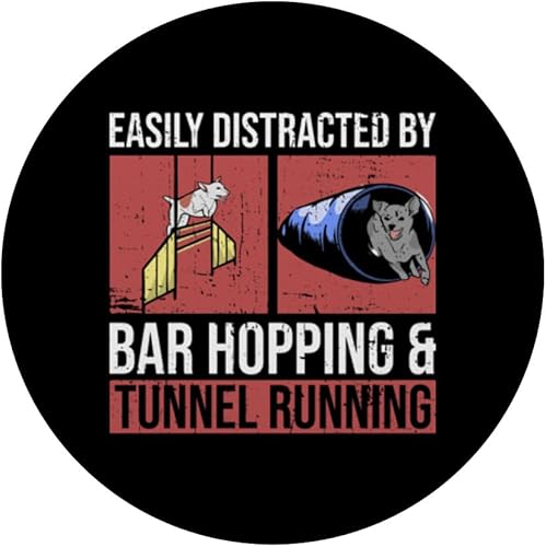 Miniatura 3 de Dog Agility Design For Dog Trainer PopSockets Standard PopGrip