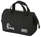 OSK TB-18 Snoopy & Woodstock Lunch Bag, Black Lunch Bag, Stylish, Cute, Simple, Easy to Use, Easy to Take Out Case