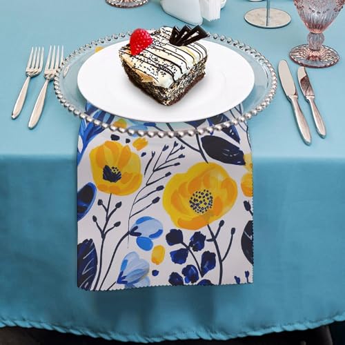 Servilletas de Tela Cuadradas Floral 2 Piezas 47.5x47.5 cm miniatura 4