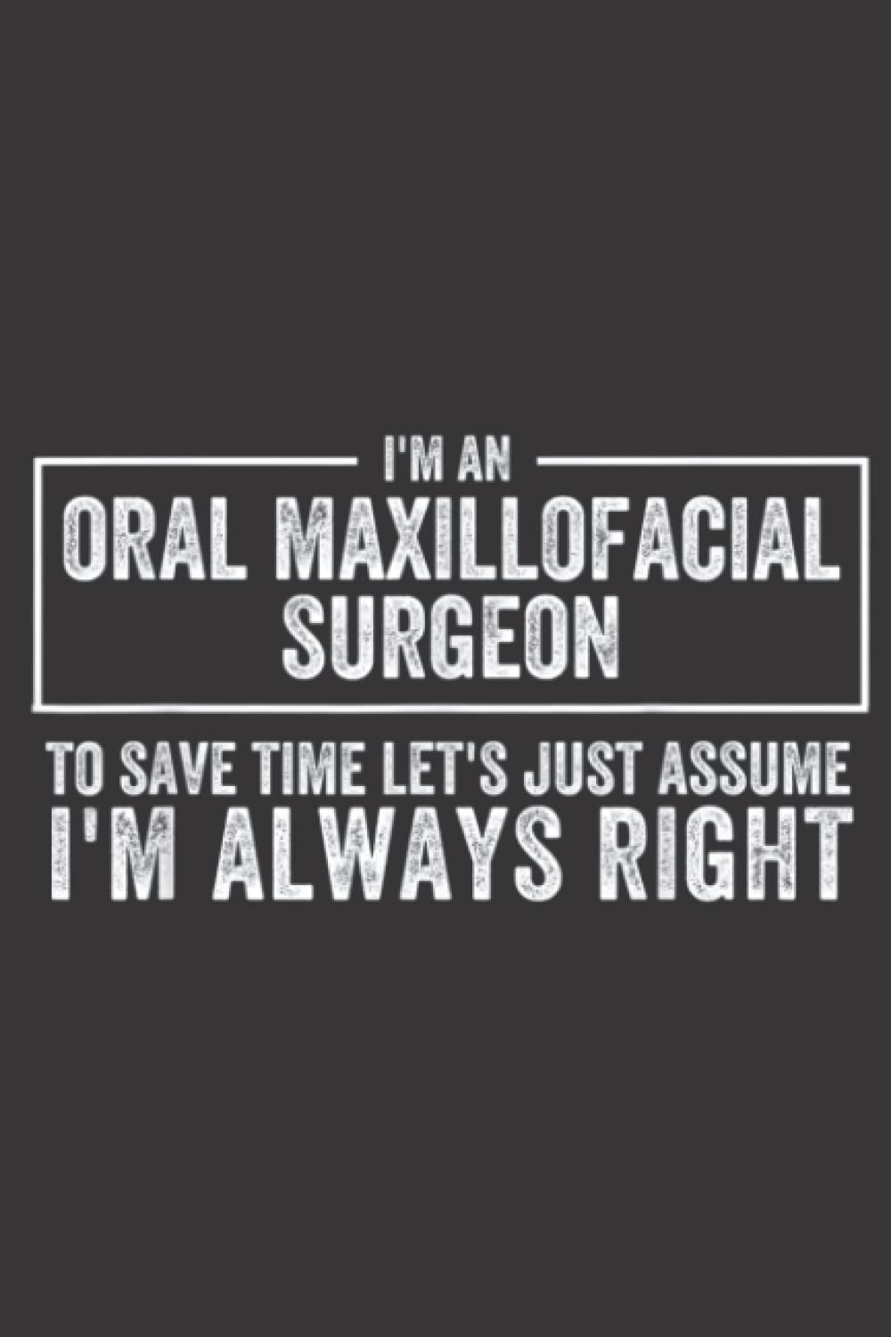 Oral Maxillofacial Surgery Surgeon Dentist OMFS Gift Pretty: Daily Planner Notepad To Do Schedule, Medium 6x9 Inches, 110 Pages, Printed Cover