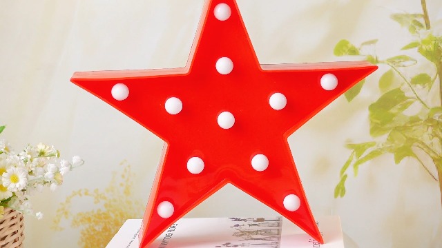 VIHOSE 3 Pcs Marquee Star Lights LED Star Signs Light up Movie