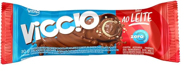 Vitao Viccio Roll Zero Chocolate Ao Leite 30G
