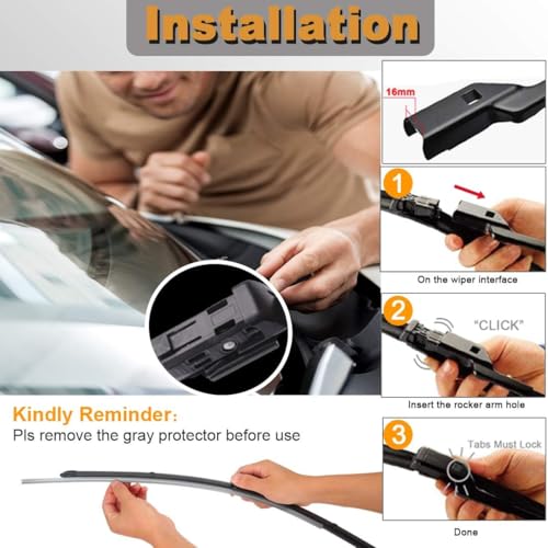 Autoboo AB508 Oem Windshield Wiper Blade Replacement thumb #3