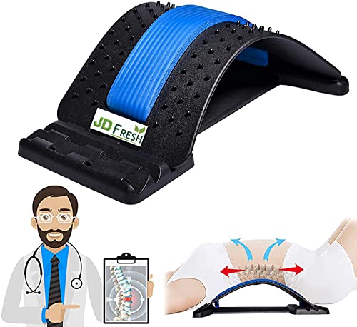 JD FRESH Lower Back Pain Relief Products | Spinal Curve Back Stretcher | Dezire Spinal Curve Back Relaxation Device | Spine Stretcher | Lumbar Support Back Stretcher