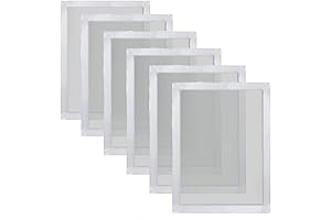 Caydo Aluminum Silk Screen Printing Frames with 160 White Mesh