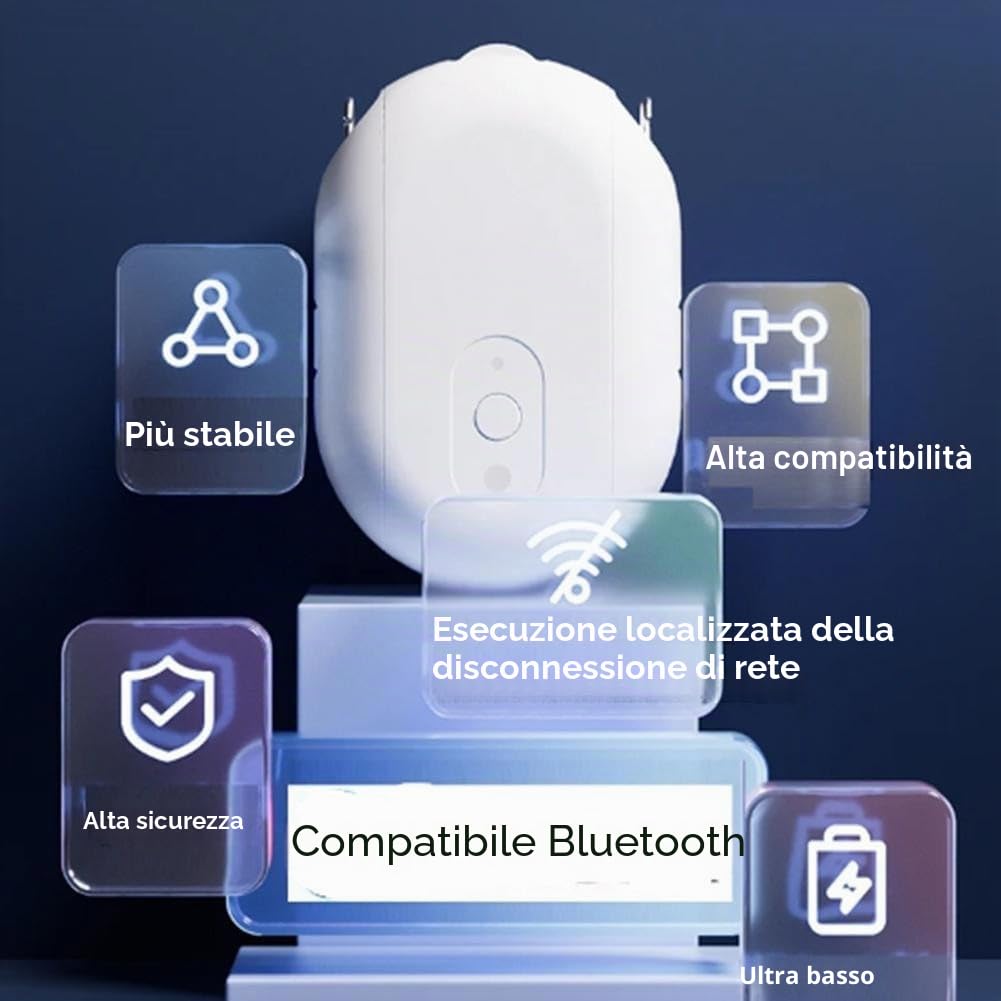 Apri tenda automatico intelligente, controllo automatico della tenda con per Tuya Wifi Smart Robot integrazione senza sforzo per sistemi di automazione domestica (asta l&U)