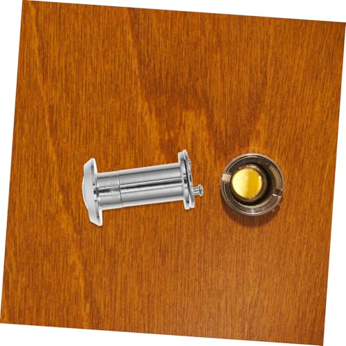 SHINEOFI Mirilla de puerta con ángulo amplio de 220 grados, construcción resistente de aleación de zinc con cubierta de privacidad para seguridad mejorada en apartamentos y hoteles, instalación sencilla miniatura 5