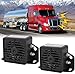 BAIEASY Truck Back-up Alarm, 2Pcs of Waterproof Industrial Heavy-Duty 110dB 12V/24V Backup Beepers: Reliable Car Reverse Horns for Enhanced Safety