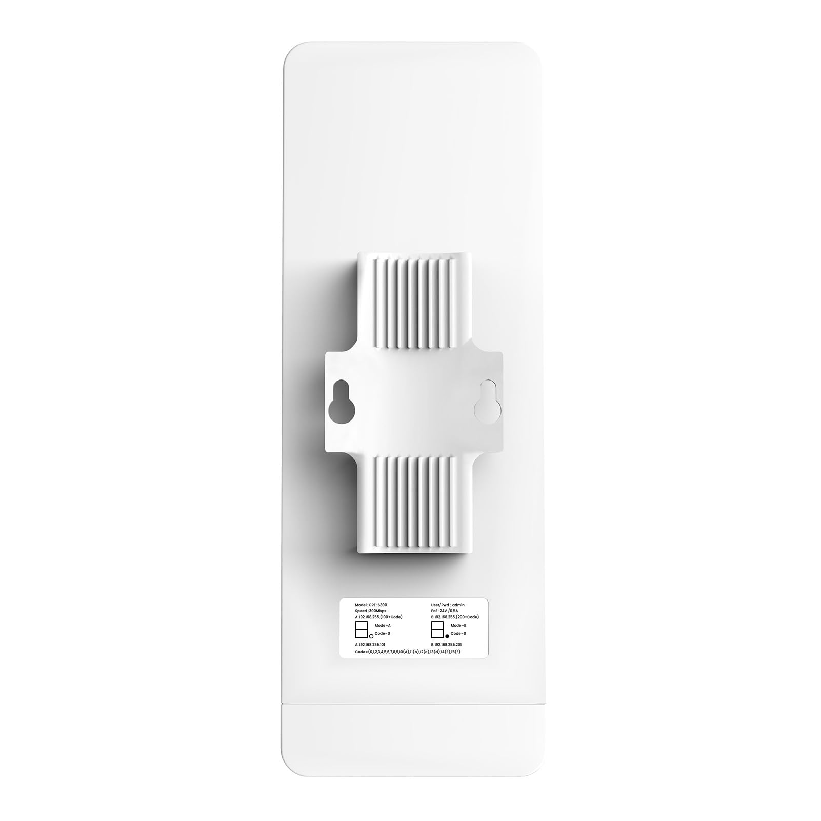 Cuifati Pont WiFi Extérieur 5 GHz, Pont Ethernet sans Fil Longue Portée 5 Km, Point à Point Gigabit, Extension Réseau Double Port 900 Mbps pour Granges, Garages, Fermes (Prise UE)