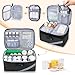Trunab Medicine Storage Bag with Combination Lock, Lockable Pill Bottle Organizer, Travel Medication Carry Case for Medicine Box, Prescription, Vitamins, Supplements or Medical Supplies