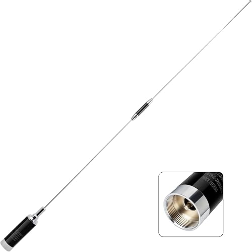 UAYESOK SDN5B 6dBi GMRS Antena móvil Montaje NMO (462-467 MHZ) para BAOFENG BTECH Midland Retevis QYT GMRS Radios HT Escáner Motorola Repetidor