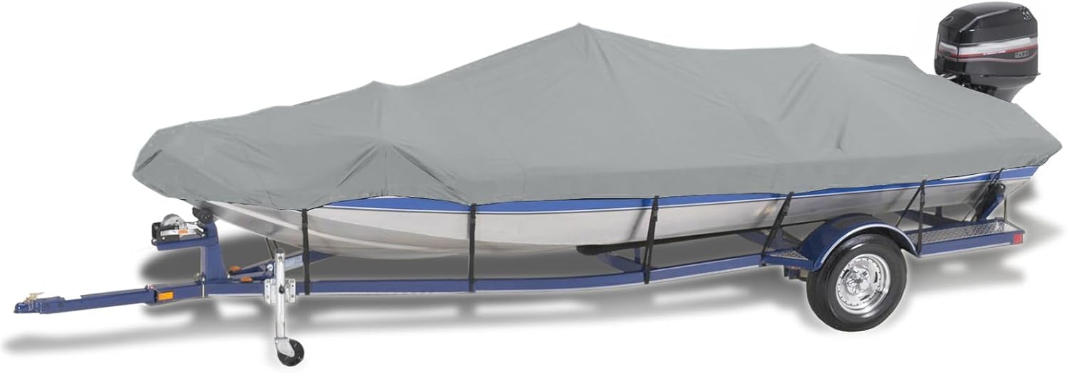 Housse de bateau de pêche 25-27 pieds bâche remorquable imperméable coque en V
