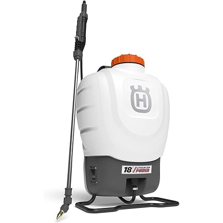 Husqvarna 598967501 4-Gallon Battery-Powered Backpack Sprayer
