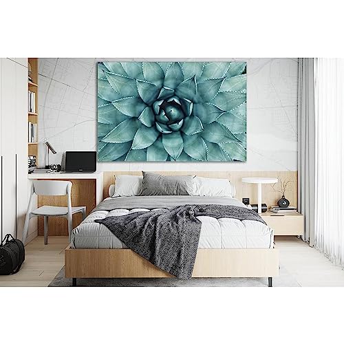 Impression sur toile ZELLART habiller un grand mur vide tableau feuille plante 140x90