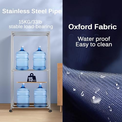 Draagbare Droger, Huishoudelijke Elektrische Wasdrogermachine, Opvouwbare Verwarmde Wasdroger, Grote Capaciteit 15 Kg (Color : 1500W, Size : 140cm/55in) - Image 6