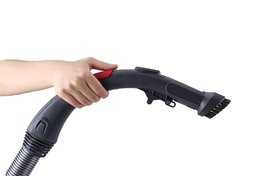 Hoover REACTIV RC81_RC25011 Aspirapolvere a Traino Senza Sacco, 800W, 2 Litri, 75 dBA, Ciclonico, Filtro Epa, Spazzola Parquet, Mini Turbo Spazzola, Rosso