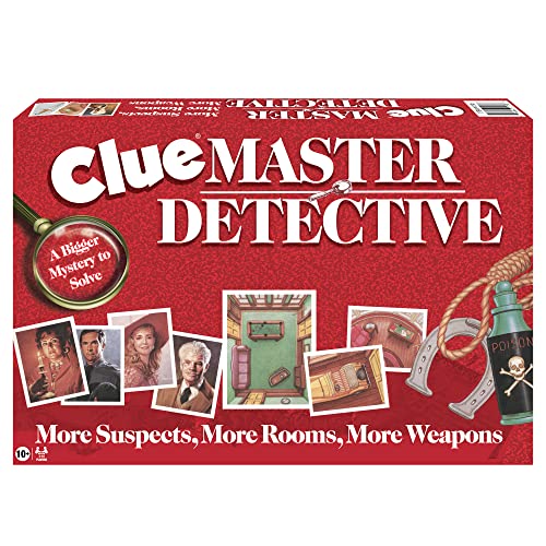 Winning Moves Games Clue Master Detective - Board Game, Multi-Colored, 10 Years+ #TOP1