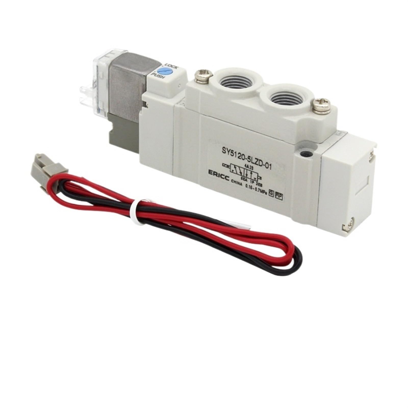 Électrovanne 5 ports SY3120-5LZD-M5 et SY5120 pour circuit pneumatique