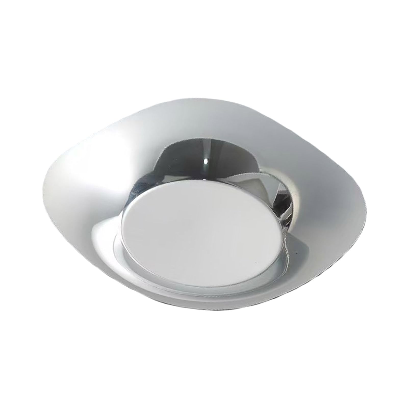 jiingekk Durability Antislip Rustless Steel Bowl for Smooth Surfaces Safe Fruit Holder for Daily Use in Kitchen or Living Area Fruit Nut Tray