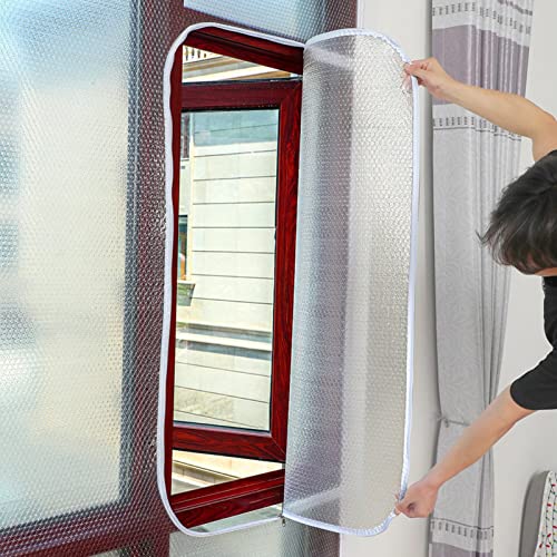 Lámina aislante para ventanas soluciona fugas de calefacción con cortina plástica térmica