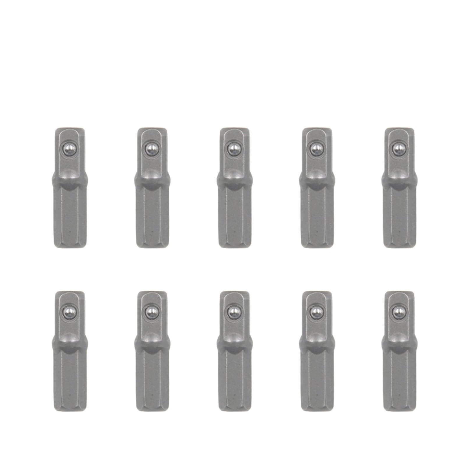 10 szt. Adapter 25mm 1/4 Zestaw przedłużek | Zestaw akcesoriów z łbem sześciokątnym i kwadratowym do nasadek korbowodu