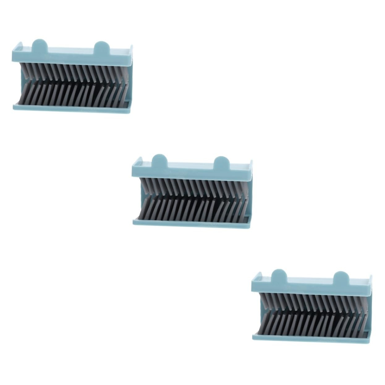 Uonlytech 3piezas Recogedor De Pelo Ducha De Silicona Reutilizable Diseño De Orejas Colector De Cabello Montado Pared para Baño Previene Tapones Drenajes