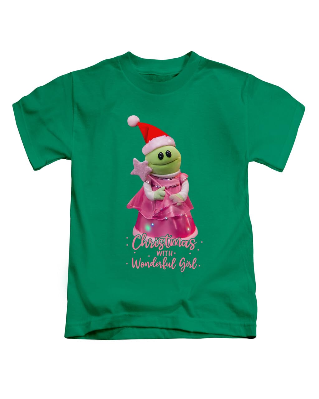 New Spirit Original Christmas with Wonderful Girl Xmas nanalan Mona Meme Tee T-Shirt Funny Unisex T Shirt Top Forest Green