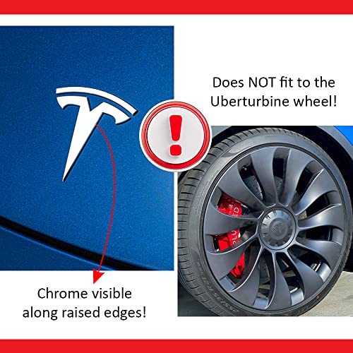 Image of IPG Compatible with Model Y Decal Sticker (8 Logo Set) Overlay Stickers Do it Yourself Stickers Set Personalize Your Tesla (Gloss White)