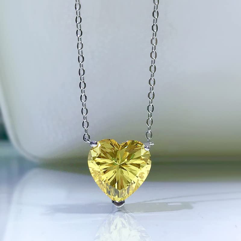 Collier cœur argent 925 anti-ternissement bijou éclatant femme