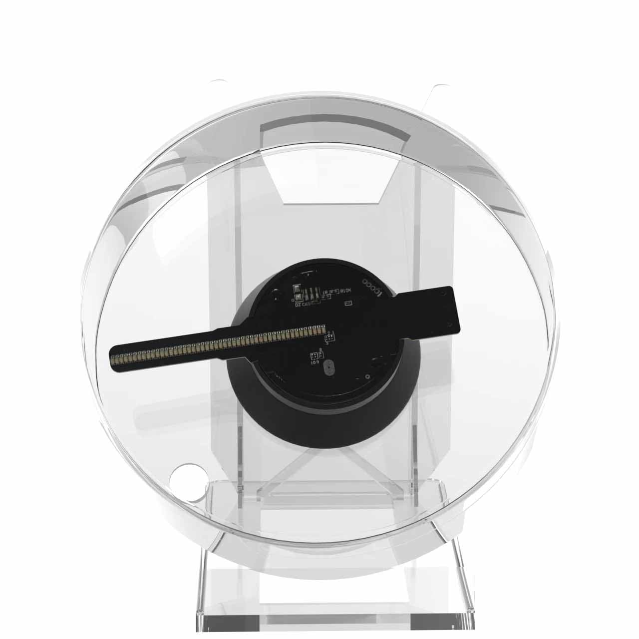 Locomoto Mini Hologram 3D Fan Desktop Remote with Cover Support SD Card Commercial Advertising Display Hologram Projector Picture Video-image-25