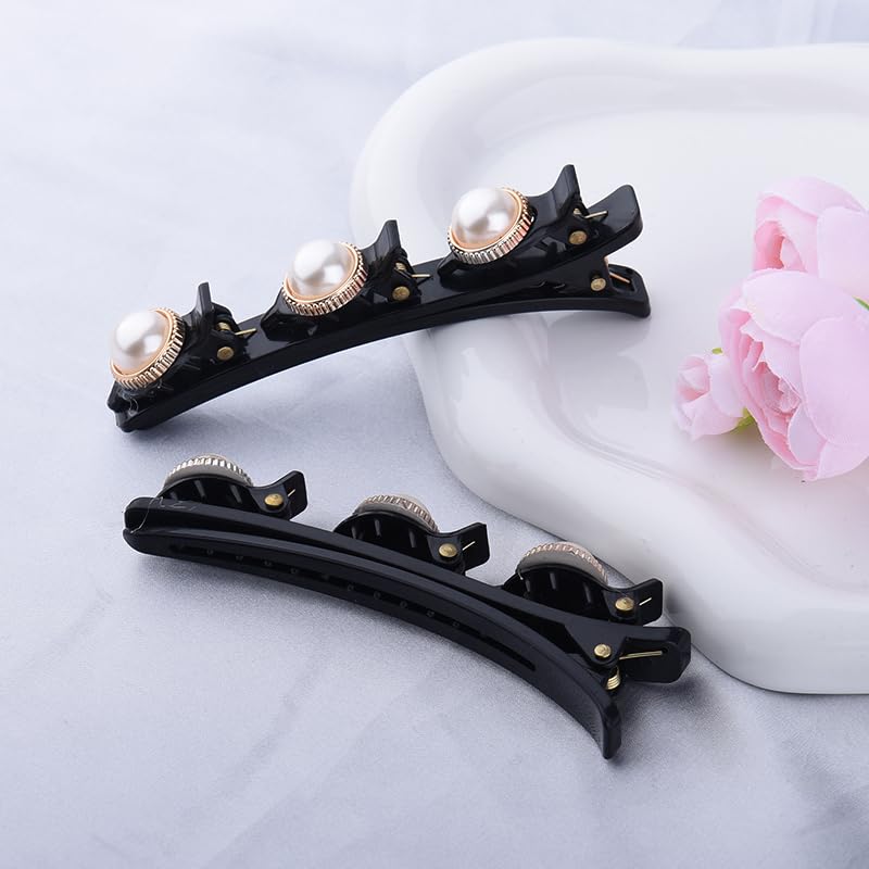 Pinzas brillantes para trenzas con piedras de cristal miniatura 7