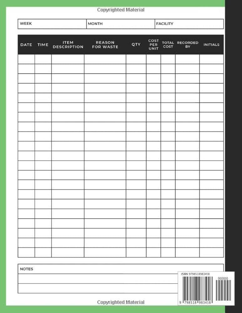 amazon-com-food-waste-log-book-large-food-waste-tracker-food-wastage-record-book-for-restaurants-home-bars-catering-business-9798518983458-publishing-hitoshi-mano-books for Free Printable Food Waste Log Amazon.com: Food Waste Log Book: Large Food Waste Tracker & Food Wastage Record Book For Restaurants, Home, Bars & Catering Business: 9798518983458: Publishing, Hitoshi Mano: Books for Free Printable Food Waste Log