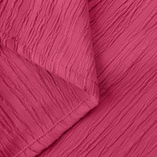 Palazzo Pants for Women Boho Tiered Ruffle Wide Leg Pants Elastic High Waisted Pant Smocked Flowy Beach Trousers3