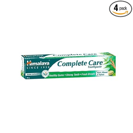 Himalaya Herbals Complete Care Toothpaste 150 g - Pack of 4, White