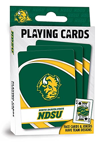 Image of MasterPieces Family Games - NCAA North Dakota State Bison Playing Cards - Officially Licensed Playing Card Deck For Adults, Kids, And Family
