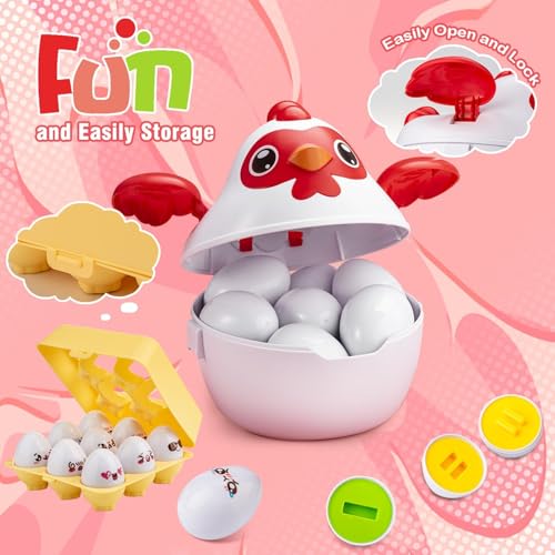 Easter Egg Matching Game - 24 Piezas, Descuento con CUPON