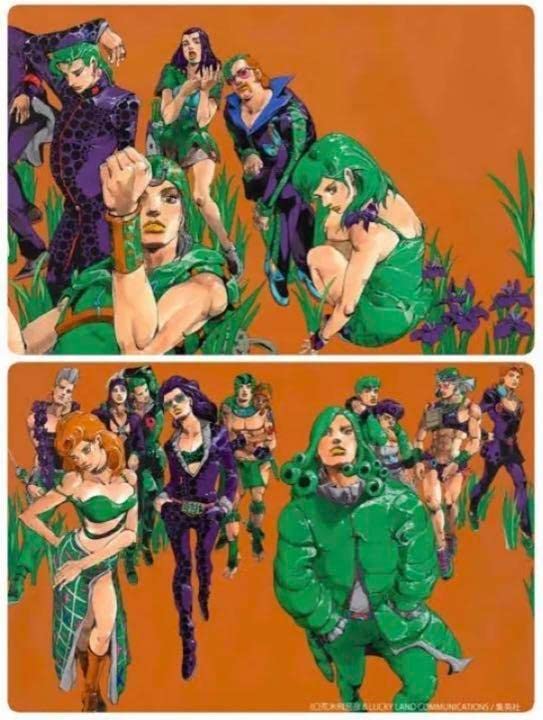 ジョジョの奇妙な冒険 複製原画　長崎　金沢　2点セット 新品2点組】ジョジョ 長崎・金沢 キービジュアル 複製原画 Amazon.co