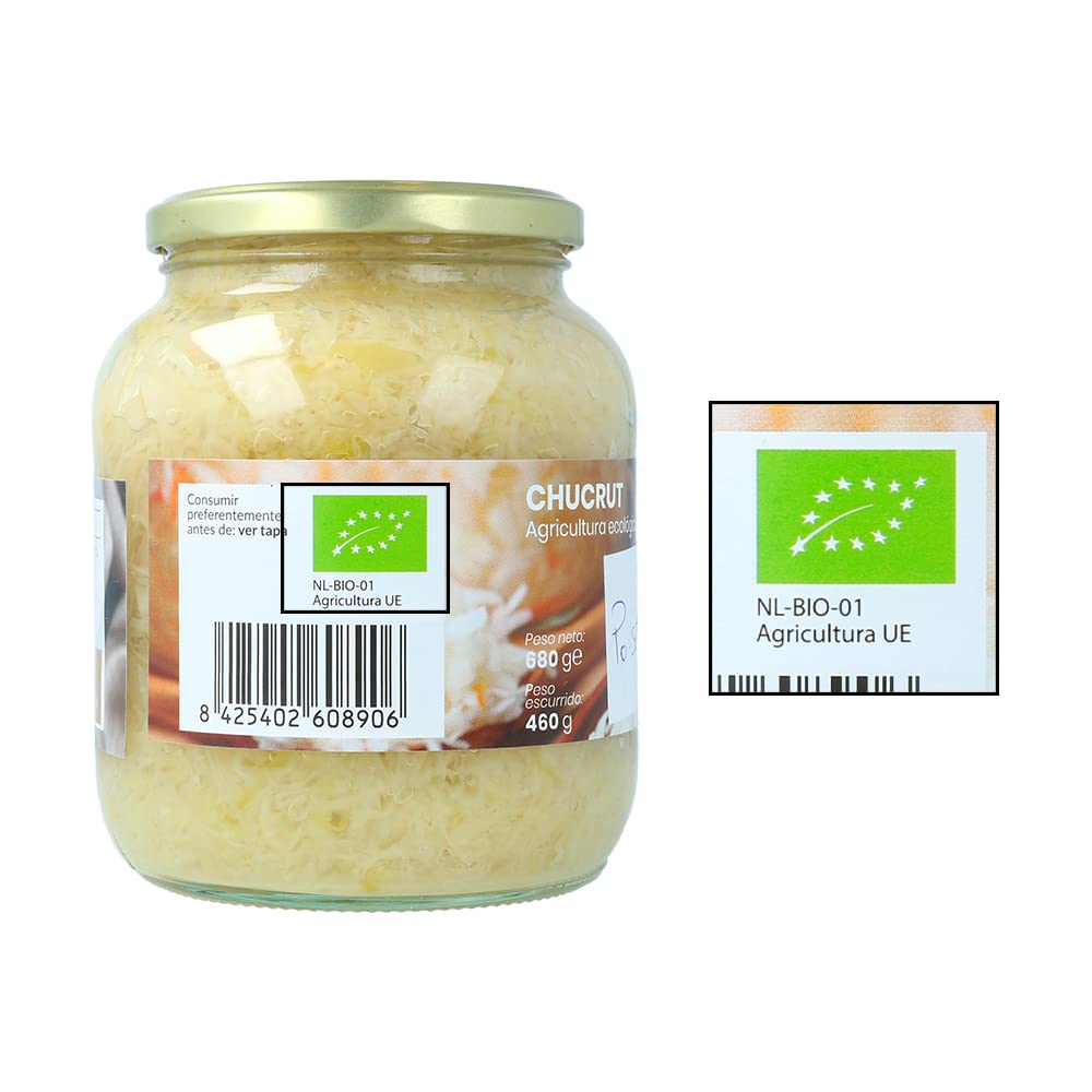 Crauti Bio 680g Naturitas Essentials | Digestivi | Vegano | Senza Glutine | Pastorizzati | Rinforza il sistema immunitario