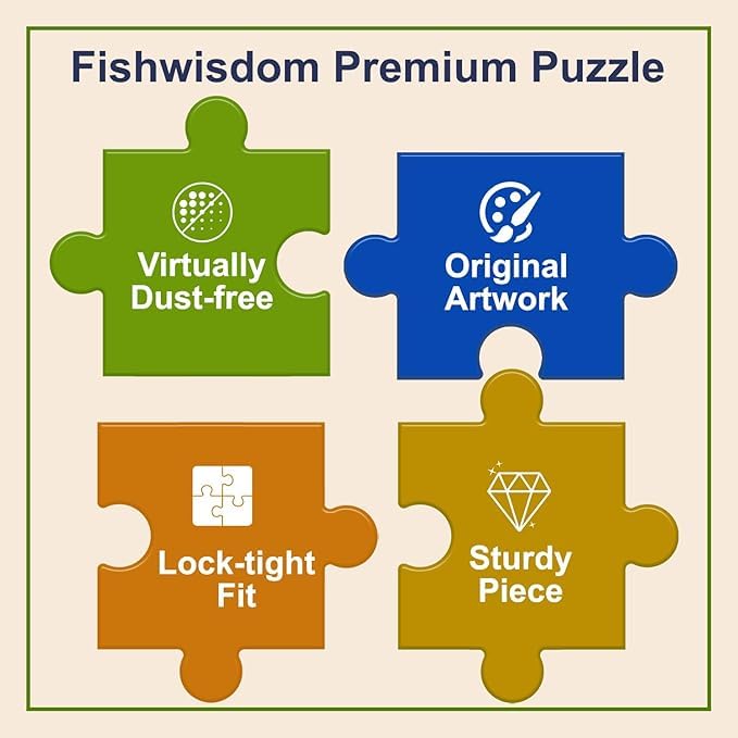 Puzzle de 500 piezas Blue Vase para adultos, juego tradicional creativo ideal para noches familiares miniatura 5