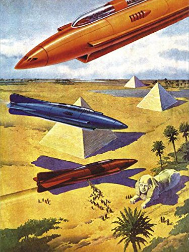 Amazon.co.jp: 古代エジプトの宇宙船 レトロ SFサイエンスフィクション 