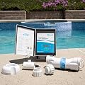 XtremepowerUS Universal 25 Saltwater Chlorinator Complete System with 25k-Gallon Flow Switch Salt Cell Bundle, White