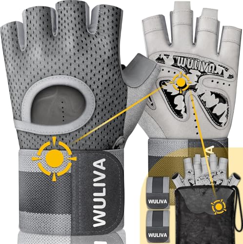 Workout Gloves for Men and Women - Ideal for Light & Medium Gym E...