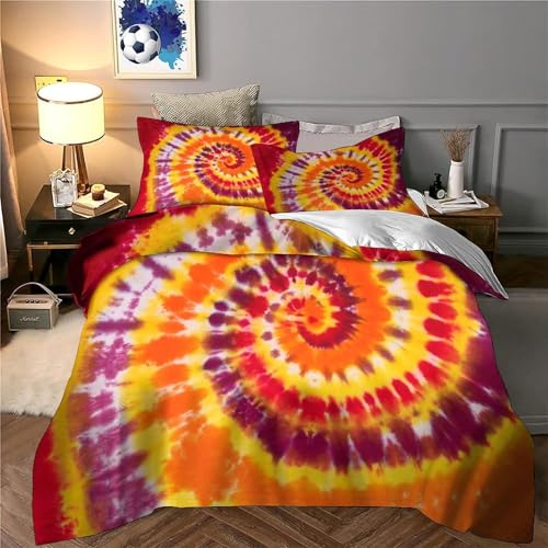 Linge de lit crâne 3D housse de couette psychédélique 200x200 microfibres ado