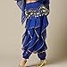 MUNAFIE Belly Dance Harem Pants - Tribal Costume Pants for Women, High Waisted Elastic Waistband, Soft Stretchy Fabric Navy Blue