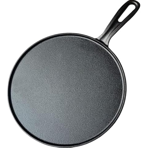 La Cuisine 11 Inch Cast Iron Crepe Pan Cover