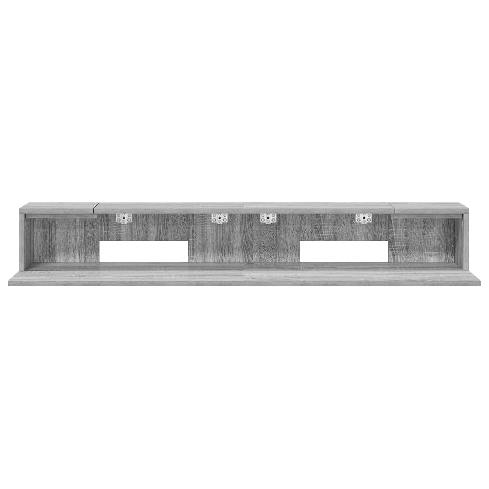 Keyboard-Schrank Holzwerkstoff 130 cm Sonoma-Grau