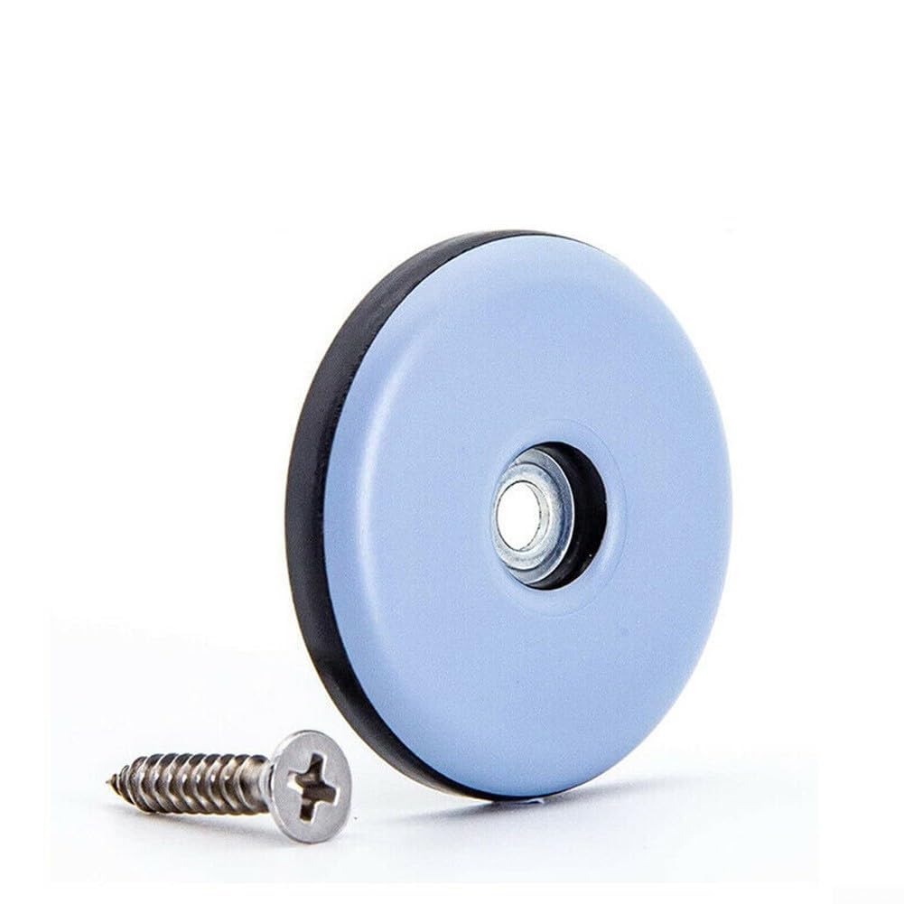 ComfyHarbor 20-Pack Heavy Duty PTFE Furniture Sliders With Screws, PTFE Chair Leg Glides For Sofa Bed Table Chairs, Reduce Friction Noise Scratch Guard For Wood Marble PVC Floors(40mm)